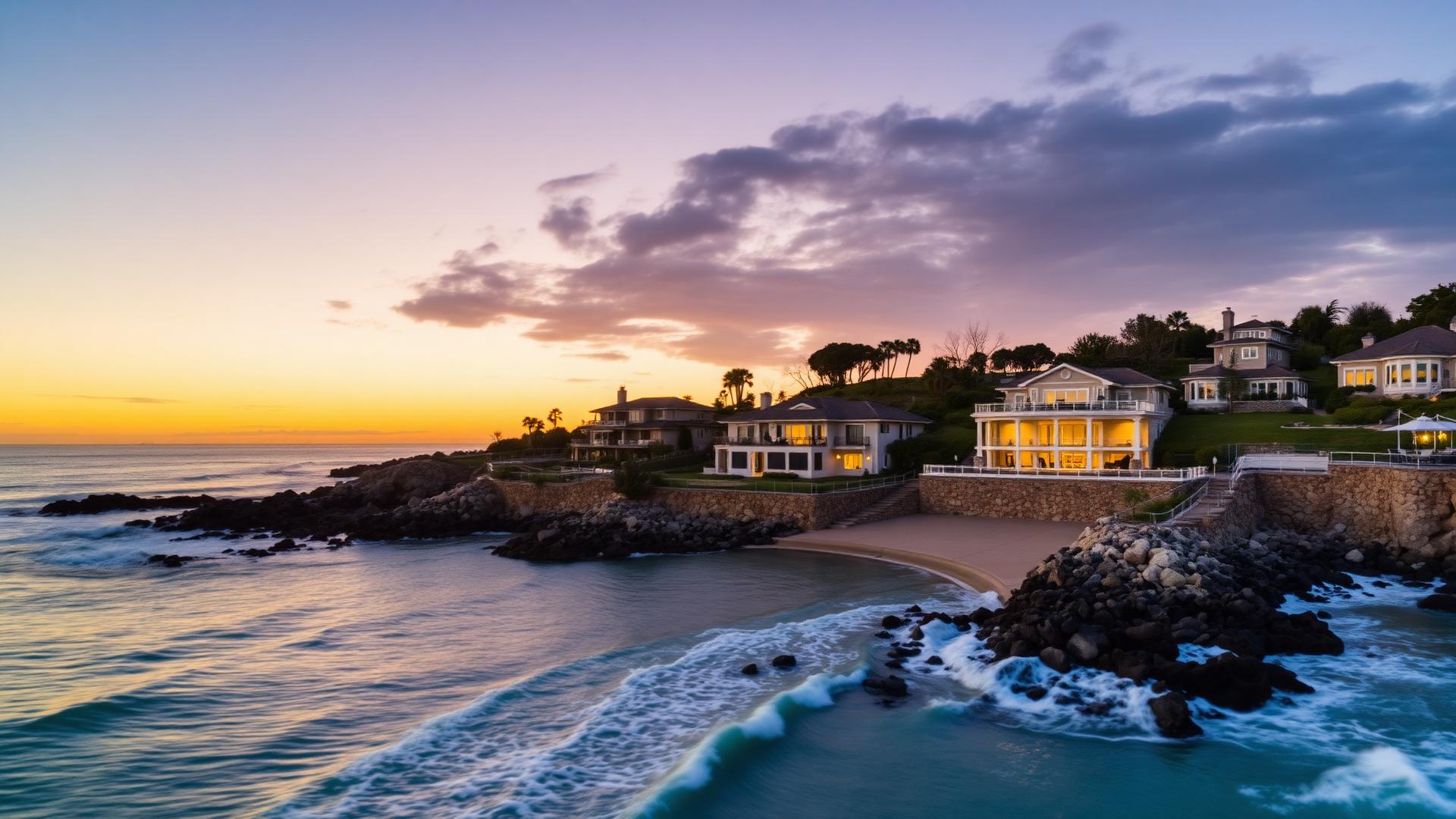 Newport Coast at dusk